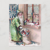 carte postale de Noël Père Noël Holiday (Devant)