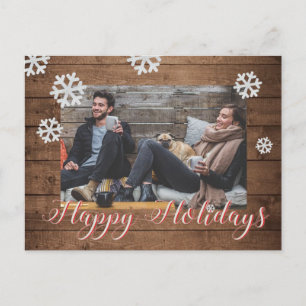 Carte postale de Noël personnalisée