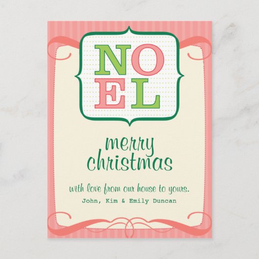 Carte postale de Noël personnalisée Noel (Devant)
