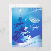 Carte postale de Noël personnalisée pour la Saint- (Devant / Derrière)