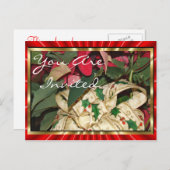 Carte postale de Noël-personnaliser (Devant / Derrière)