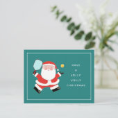Carte postale de Noël Pickball (Debout devant)