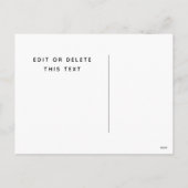 Carte postale de Noël Pickball (Dos)