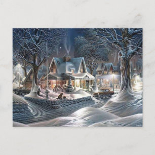 Carte postale de Noël pour arrière - plans