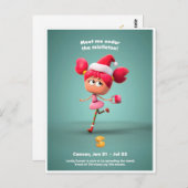 Carte postale de Noël pour le cancer (Devant / Derrière)