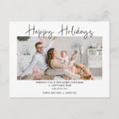 Carte postale de Noël pour les fêtes de Noël (Devant)