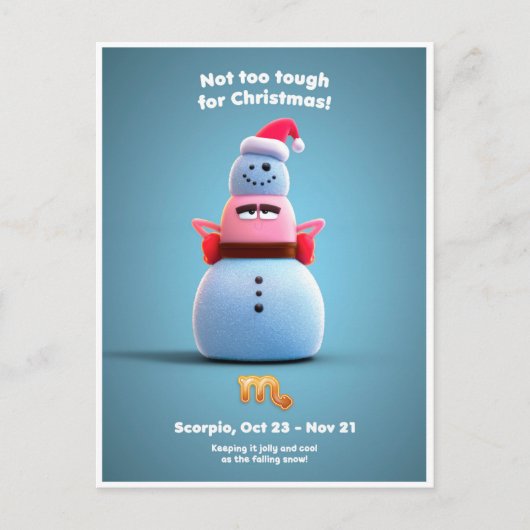 Carte postale de Noël pour Scorpio (Devant)