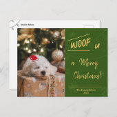 Carte postale de Noël (Puppy Ver.) (Devant / Derrière)