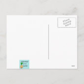 Carte postale de Noël Retro Holiday (Dos)