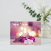 Carte Postale de Noël Rosa Amor de Amigo (Debout devant)