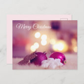 Carte Postale de Noël Rosa Amor de Amigo (Devant / Derrière)