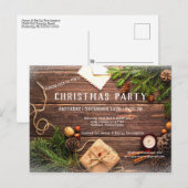 Carte postale de Noël Russe Farmhouse Pine Christm (Devant / Derrière)