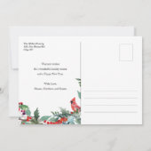 Carte postale de Noël rustique (Dos)