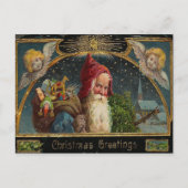 Carte postale de Noël Saint-Nicolas (Devant)