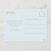 Carte postale de Noël Shabby Chic Holiday (Dos)