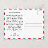 Carte postale de Noël simple (Dos)