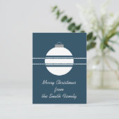 Carte postale de Noël simple et chic (Debout devant)