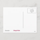 Carte postale de Noël Sleigh Ride (Dos)