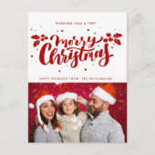 Carte postale de Noël très joyeuse (Devant)