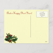 Carte postale de Noël victorienne (Dos)
