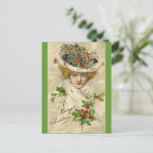 Carte postale de Noël victorienne (Debout devant)