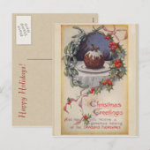 Carte postale de Noël victorienne (Devant / Derrière)