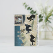 Carte postale de Noël victorienne vintage (Debout devant)