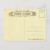 Carte postale de Noël vintage (Dos)