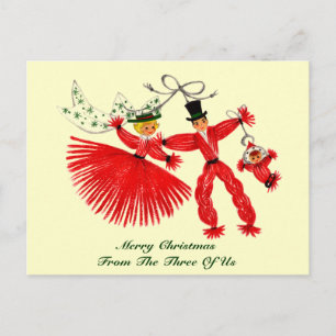 Carte postale de Noël vintage