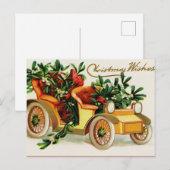 Carte postale de Noël vintage (Devant / Derrière)