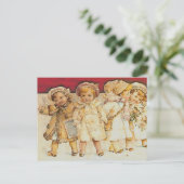 Carte postale de Noël Vintage (Debout devant)