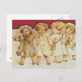 Carte postale de Noël Vintage (Devant / Derrière)