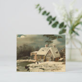 Carte postale de Noël vintage (Debout devant)