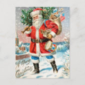 Carte postale de Noël vintage (Devant)