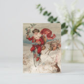 Carte postale de Noël vintage (Debout devant)