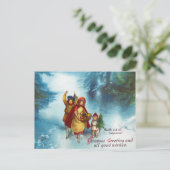 Carte postale de Noël vintage (Debout devant)