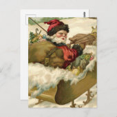 Carte postale de Noël vintage (Devant / Derrière)