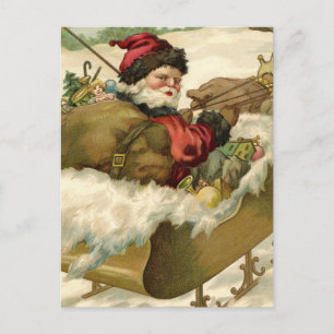 Carte postale de Noël vintage