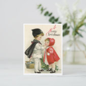 Carte postale de Noël vintage (Debout devant)