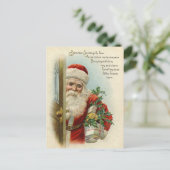 Carte postale de Noël vintage (Debout devant)