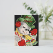 Carte postale de Noël Vintage (Debout devant)