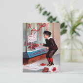 Carte postale de Noël vintage Lick Me (Debout devant)