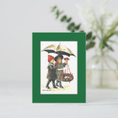 Carte postale de Noël Vintage par Jenny Nystrom (Debout devant)