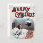 Carte postale de Noël vintage Victorian Odd (Devant / Derrière)