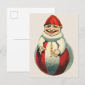 Carte postale de Noël vintage Victorian Odd (Devant / Derrière)