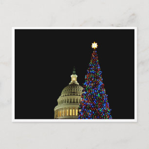 Carte postale de Noël Washington D.C.
