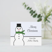 Carte postale de Noël Whimsman (Debout devant)