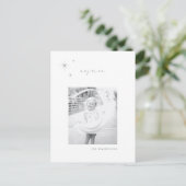 Carte postale de Noël White & Silver (Debout devant)