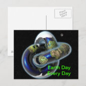 Carte postale de noeud Terre (Devant / Derrière)