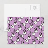 Carte Postale de nombreux vélos (Devant / Derrière)